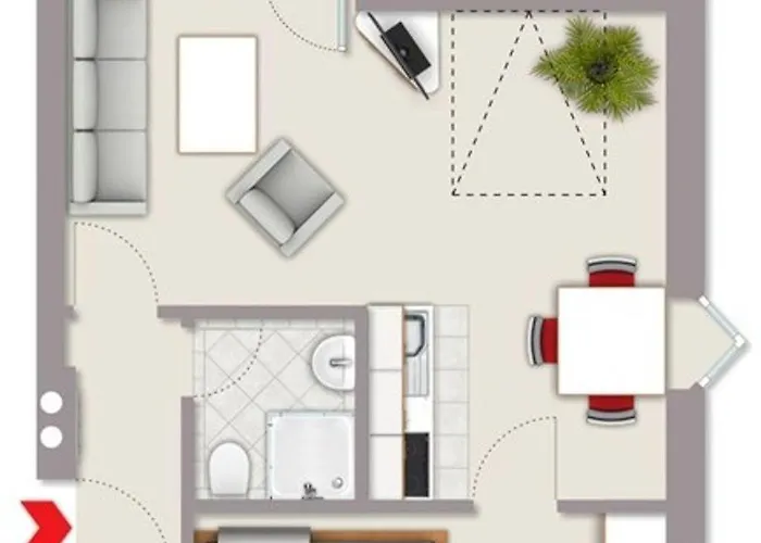 شقة Kniepsandblick *